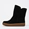 STACCATO/思加图冬季专柜同款黑色羊皮女靴9D202DZ6