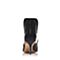 STACCATO/思加图冬季专柜同款黑色打蜡胎牛皮女皮靴P9A90DD6