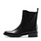 STACCATO/思加图冬季专柜同款黑色牛皮（绒里）女皮靴9RA6RDD6