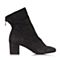 STACCATO/思加图冬季专柜灰色同款羊绒皮（绒里）女皮靴H5101DD6