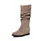 STACCATO/思加图冬季专柜同款灰色牛皮（绒里）女皮靴9C301DG6