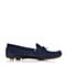 STACCATO/思加图春季专柜同款蓝色羊绒皮女单鞋F9101AM6