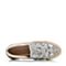 STACCATO/思加图春季专柜同款银色布女单鞋9YT02AM6