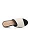 STACCATO/思加图夏季专柜同款白色牛皮女皮凉鞋9FH76BT6