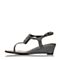 STACCATO/思加图夏季专柜同款银灰色亮片布女凉鞋EM484BL6