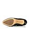 STACCATO/思加图冬季专柜同款黑色打蜡胎牛皮绒里女皮靴P9A90DD6