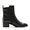 STACCATO/思加图冬季专柜同款黑色牛皮绒里女皮靴9XY10DD6