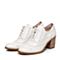 STACCATO/思加图春季专柜同款白色漆皮胎牛皮女单鞋9XA13AM7