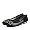 STACCATO/思加图春季专柜同款黑色网布女单鞋9A202AQ7