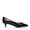 STACCATO/思加图春季专柜同款黑色羊皮女单鞋9UK18AQ7