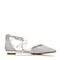 STACCATO/思加图春季专柜同款银白色亮线布女凉鞋9E501AK7