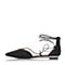 STACCATO/思加图春季专柜同款黑色亮片布女凉鞋9E501AK7