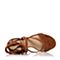 STACCATO/思加图夏季专柜同款羊绒皮革女皮凉鞋9E801BL7