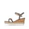STACCATO/思加图夏季专柜同款羊绒皮女皮凉鞋9F604BL7