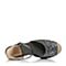 STACCATO/思加图夏季专柜同款亮片布面拼接女皮凉鞋9F901BL7
