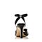 STACCATO/思加图夏季专柜同款黑色蛇皮女皮凉鞋9VN15BL7
