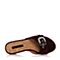 STACCATO/思加图夏季专柜同款毛绒布女凉拖鞋EYB35BT7