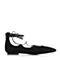STACCATO/思加图2017春季专柜同款黑色羊绒皮女单鞋9UG29AQ7