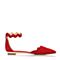 STACCATO/思加图春季专柜同款红色羊绒皮女凉鞋9E506AK7