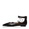 STACCATO/思加图2017春季专柜同款黑色牛皮女单鞋UG21DAQ7