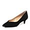 STACCATO/思加图2017春季专柜同款黑色羊皮女单鞋UK13DAQ7