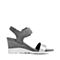 STACCATO/思加图夏季专柜同款灰色真皮女凉鞋K3101BL7