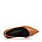 STACCATO/思加图秋季专柜同款棕色胎牛皮女浅口皮鞋9I201CQ7