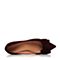 STACCATO/思加图秋季专柜同款紫色羊皮尖头女浅口鞋9UK25CQ7