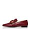 STACCATO/思加图秋季专柜同款红色牛皮女皮鞋9D905CM7