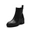 STACCATO/思加图冬季专柜同款黑色牛皮绒里女皮靴9K103DD7
