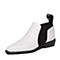 STACCATO/思加图冬季专柜同款白色打蜡胎牛皮女皮靴9I701DM7