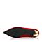 STACCATO/思加图秋季专柜同款红色羊绒皮女浅口皮鞋Q4101CQ7