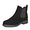 STACCATO/思加图冬季专柜同款黑色羊绒皮绒里女皮靴MM001DD7