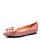 STACCATO/思加图秋季专柜同款深粉色羊绒皮浅口单鞋Q6101CQ7