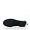 STACCATO/思加图冬季专柜同款黑色牛皮短筒女皮靴Q9101DD7