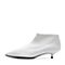 STACCATO/思加图冬季专柜同款白色编织帮面女袜靴9L206DM7