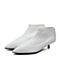 STACCATO/思加图冬季专柜同款白色编织帮面女袜靴9L206DM7