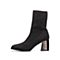 STACCATO/思加图冬季专柜同款黑金色编织帮面女袜靴R9101DZ7