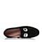 STACCATO/思加图秋专柜同款黑色羊皮女皮鞋9D911CM7(宽版)