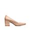 STACCATO/思加图2018年春季专柜同款杏色羊皮浅口女单鞋9L304AQ8