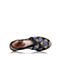 STACCATO/思加图2018年春季专柜同款深蓝色亮片布拼接女皮凉鞋9UA44AH8