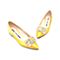 STACCATO/思加图2018年春季专柜同款黄色真丝布面钻扣平底鞋9E507AQ8