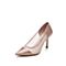 STACCATO/思加图2018年春季专柜同款粉色羊皮网布女浅口鞋I215DAQ8