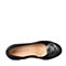 STACCATO/思加图2018年春季专柜同款黑色羊皮浅口女单鞋ER961AQ8