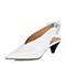 STACCATO/思加图2018年春季专柜同款白色羊皮女皮凉鞋9YD21AH8