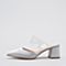 STACCATO/思加图2018年春季专柜同款银色亮片布格利特穆勒鞋2101DAH8