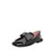 STACCATO/思加图2018年春季专柜同款黑色绵羊皮满帮女皮鞋9K913AM8