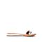 STACCATO/思加图2018年夏季专柜同款银色牛皮革女凉拖鞋9JI12BT8
