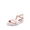 STACCATO/思加图2018年夏季专柜同款粉色甜美绒布女凉鞋9L605BL8