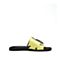 思加图2018年夏季专柜同款黄色绣花布虎头装饰凉拖鞋9JH14BT8